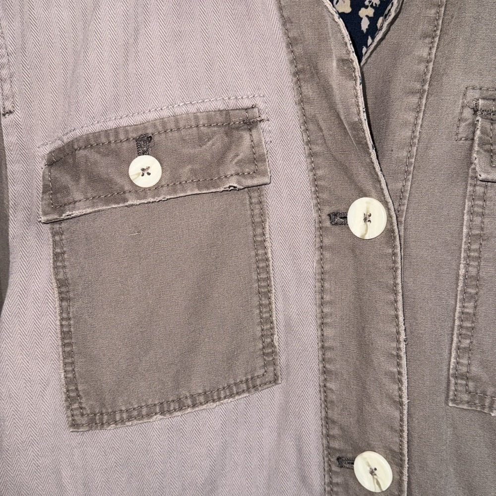 Free People jacket apollo utility patchwork shack… - image 5